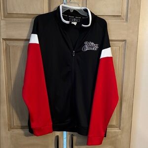 Holloway Black and Red Zip Up Sweater